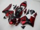 Carrosserie Honda CBR 600 RR 2003-2004 - Rouge Noir Carrosserie Honda CBR 600 RR 2003-2004 - Rouge Noir