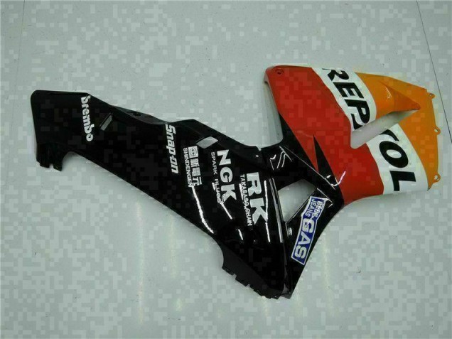 Carrosserie Honda CBR 600 RR 2005-2006 - Orange Noir Repsol Carrosserie Honda CBR 600 RR 2005-2006 - Orange Noir Repsol