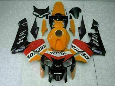 Carrosserie Honda CBR 600 RR 2005-2006 - Orange Noir Repsol