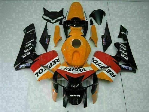 Carrosserie Honda CBR 600 RR 2005-2006 - Orange Noir Repsol Carrosserie Honda CBR 600 RR 2005-2006 - Orange Noir Repsol