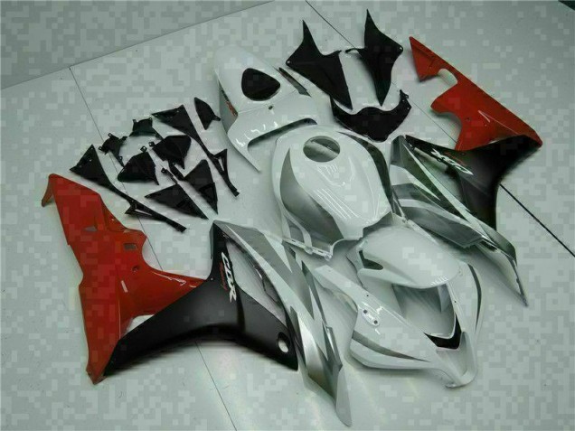 Carrosserie Honda CBR 600 RR 2007-2008 - Blanc Noir Rouge Carrosserie Honda CBR 600 RR 2007-2008 - Blanc Noir Rouge