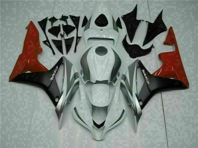 Carrosserie Honda CBR 600 RR 2007-2008 - Blanc Noir Rouge Carrosserie Honda CBR 600 RR 2007-2008 - Blanc Noir Rouge