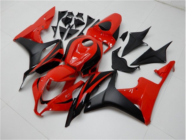 Carrosserie Honda CBR 600 RR 2007-2008 - Noir Rouge Carrosserie Honda CBR 600 RR 2007-2008 - Noir Rouge
