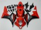 Carrosserie Honda CBR 600 RR 2007-2008 - Noir Rouge Carrosserie Honda CBR 600 RR 2007-2008 - Noir Rouge