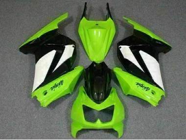 Carrosserie Kawasaki EX250 2008-2012 - Vert Noir Ninja