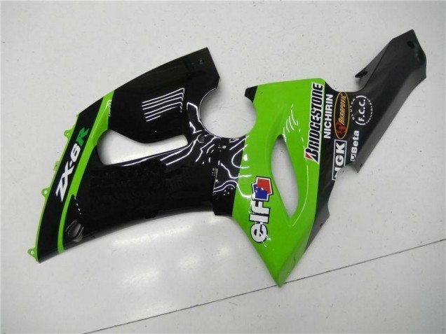 Carrosserie Kawasaki ZX6R 2005-2006 - Vert Carrosserie Kawasaki ZX6R 2005-2006 - Vert