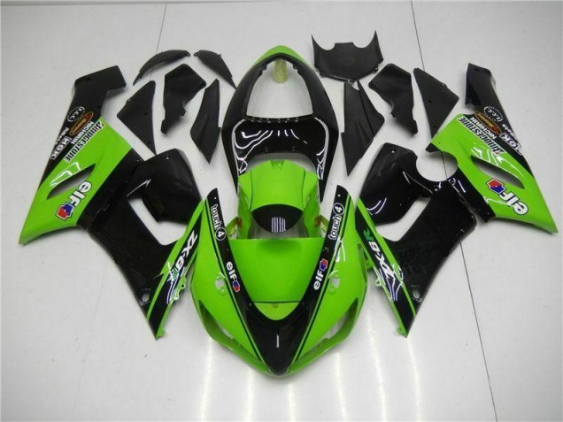 Carrosserie Kawasaki ZX6R 2005-2006 - Vert Carrosserie Kawasaki ZX6R 2005-2006 - Vert