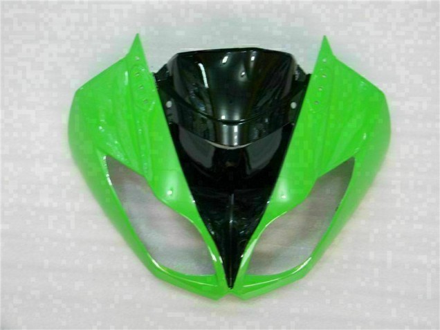 Carrosserie Kawasaki ZX6R 2009-2012 - Noir Vert Carrosserie Kawasaki ZX6R 2009-2012 - Noir Vert