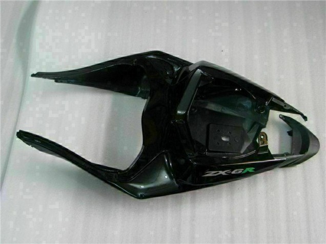 Carrosserie Kawasaki ZX6R 2009-2012 - Noir Vert Carrosserie Kawasaki ZX6R 2009-2012 - Noir Vert