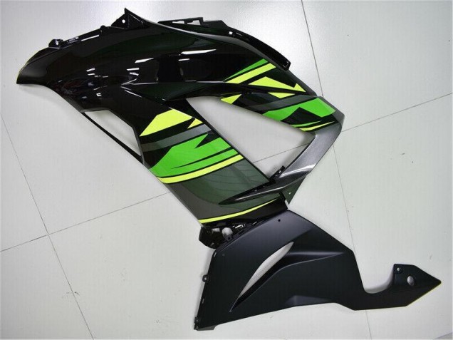 Carrosserie Kawasaki ZX6R 2013-2018 - Vert Noir Carrosserie Kawasaki ZX6R 2013-2018 - Vert Noir