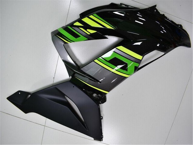 Carrosserie Kawasaki ZX6R 2013-2018 - Vert Noir Carrosserie Kawasaki ZX6R 2013-2018 - Vert Noir