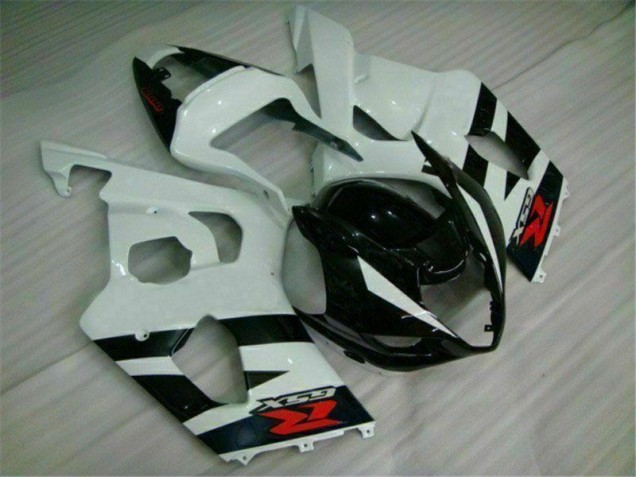 Carrosserie Suzuki GSXR 1000 K3 2003-2004 - Blanc Noir Carrosserie Suzuki GSXR 1000 K3 2003-2004 - Blanc Noir