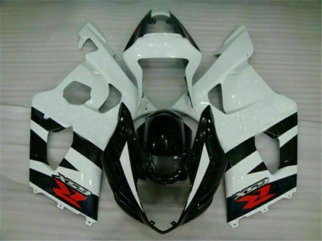 Carrosserie Suzuki GSXR 1000 K3 2003-2004 - Blanc Noir Carrosserie Suzuki GSXR 1000 K3 2003-2004 - Blanc Noir