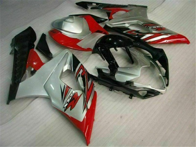 Carrosserie Suzuki GSXR 1000 K5 2005-2006 - Rouge Blanc Carrosserie Suzuki GSXR 1000 K5 2005-2006 - Rouge Blanc