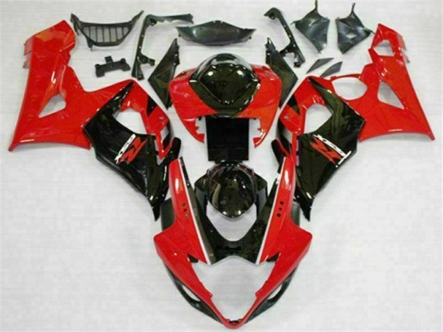 Carrosserie Suzuki GSXR 1000 K5 2005-2006 - Rouge Noir Carrosserie Suzuki GSXR 1000 K5 2005-2006 - Rouge Noir