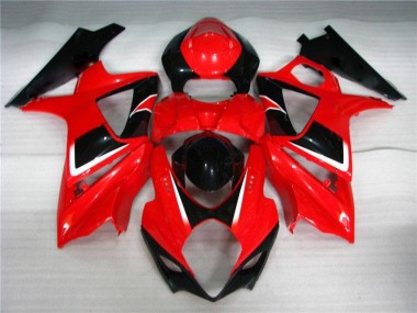 Carrosserie Suzuki GSXR 1000 K7 2007-2008 - Rouge Noir