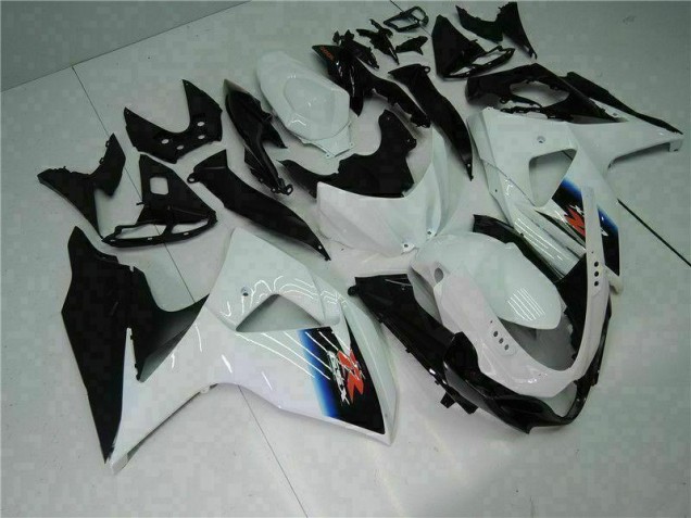 Carrosserie Suzuki GSXR 1000 K9 2009-2016 - Blanc Noir