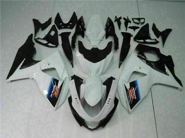 Carrosserie Suzuki GSXR 1000 K9 2009-2016 - Blanc Noir