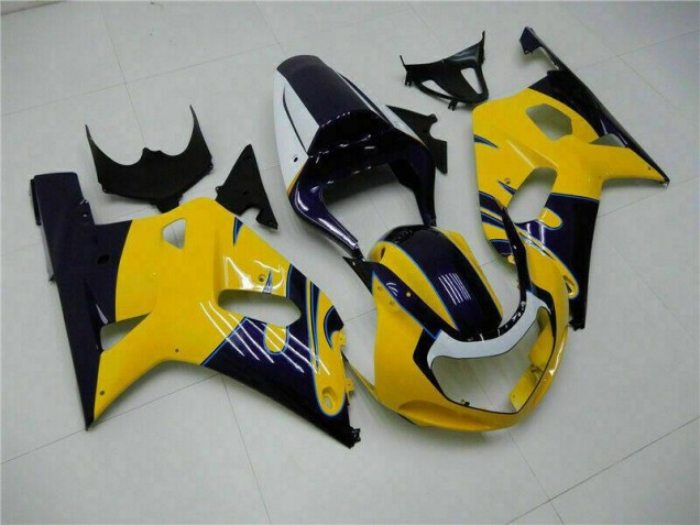 Carrosserie Suzuki GSXR 600 / 750 K1 K2 K3 2001-2003 - Jaune