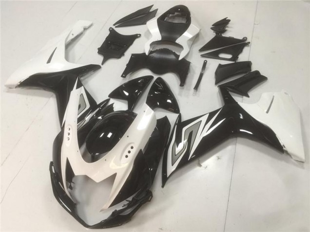 Carrosserie Suzuki GSXR 600 / 750 K11 2011-2024 - Noir Blanc Carrosserie Suzuki GSXR 600 / 750 K11 2011-2024 - Noir Blanc