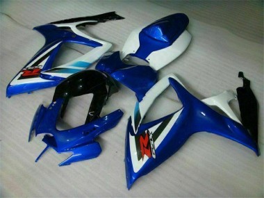 Carrosserie Suzuki GSXR 600 / 750 K6 2006-2007 - Bleu Blanc