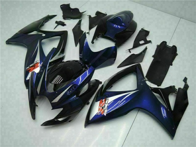 Carrosserie Suzuki GSXR 600 / 750 K6 2006-2007 - Noir Bleu Carrosserie Suzuki GSXR 600 / 750 K6 2006-2007 - Noir Bleu