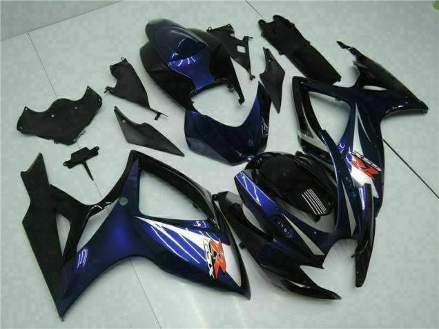 Carrosserie Suzuki GSXR 600 / 750 K6 2006-2007 - Noir Bleu Carrosserie Suzuki GSXR 600 / 750 K6 2006-2007 - Noir Bleu