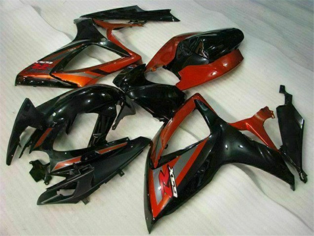 Carrosserie Suzuki GSXR 600 / 750 K6 2006-2007 - Noir Rouge Carrosserie Suzuki GSXR 600 / 750 K6 2006-2007 - Noir Rouge