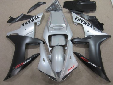 Carrosserie Yamaha R1 2002-2003 - Argent Noir