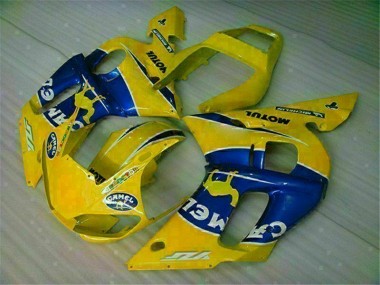 Carrosserie Yamaha R6 1998-2002 - Jaune Bleu