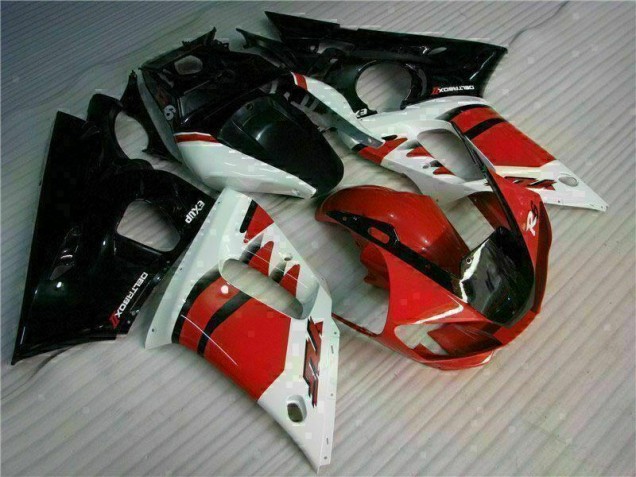 Carrosserie Yamaha R6 1998-2002 - Rouge Noir Carrosserie Yamaha R6 1998-2002 - Rouge Noir