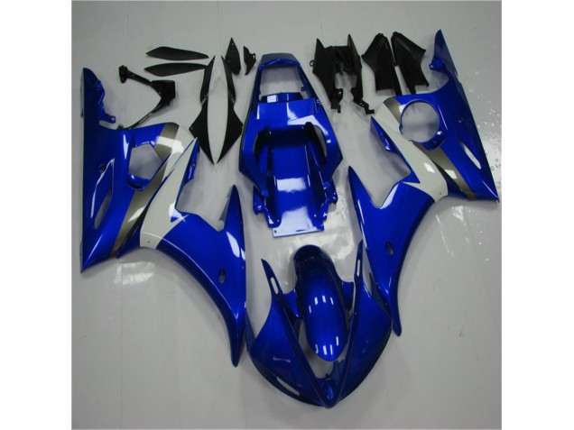 Carrosserie Yamaha R6 2003-2005 - Bleu Blanc Carrosserie Yamaha R6 2003-2005 - Bleu Blanc