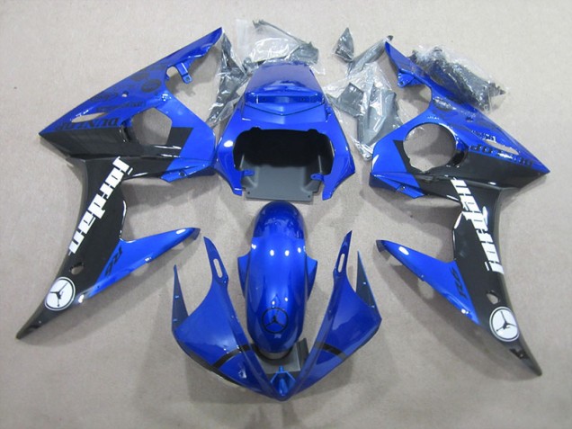 Carrosserie Yamaha R6 2003-2005 - Bleu Noir Carrosserie Yamaha R6 2003-2005 - Bleu Noir