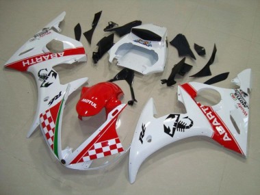 Carrosserie Yamaha R6 2003-2005 - Rouge Blanc