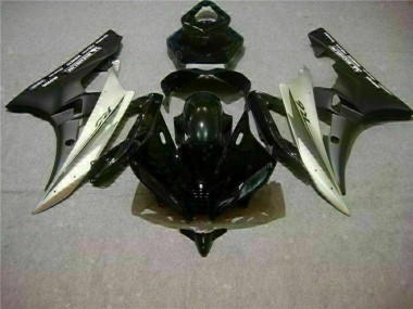 Carrosserie Yamaha R6 2006-2007 - Argent Noir
