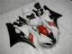 Carrosserie Yamaha R6 2006-2007 - Blanc Noir Carrosserie Yamaha R6 2006-2007 - Blanc Noir