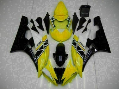 Carrosserie Yamaha R6 2006-2007 - Jaune Noir