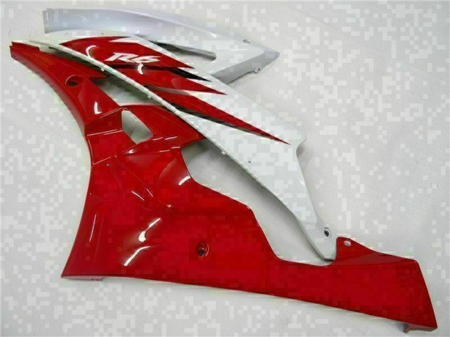 Carrosserie Yamaha R6 2006-2007 - Rouge Blanc Carrosserie Yamaha R6 2006-2007 - Rouge Blanc