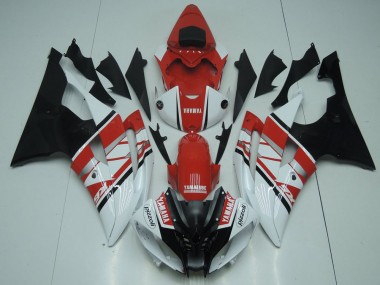 Carrosserie Yamaha R6 2008-2016 - Rouge Blanc Noir
