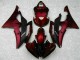 Carrosserie Yamaha R6 2008-2016 - Rouge Noir Carrosserie Yamaha R6 2008-2016 - Rouge Noir