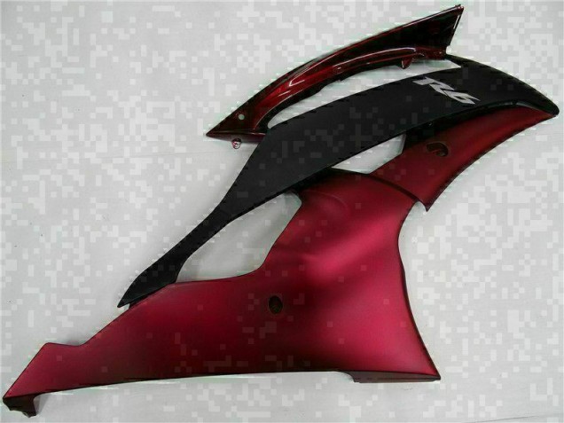 Carrosserie Yamaha R6 2008-2016 - Rouge Noir Carrosserie Yamaha R6 2008-2016 - Rouge Noir