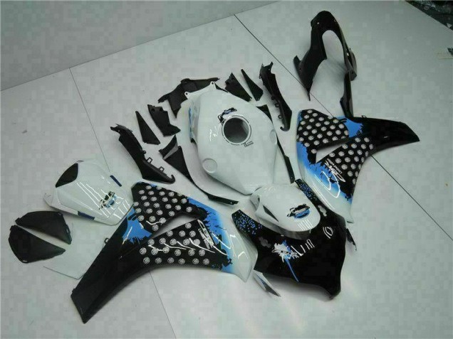 Kit Carénages Complet Honda CBR 1000 RR 2008-2011 - Blanc Noir Kit Carénages Complet Honda CBR 1000 RR 2008-2011 - Blanc Noir