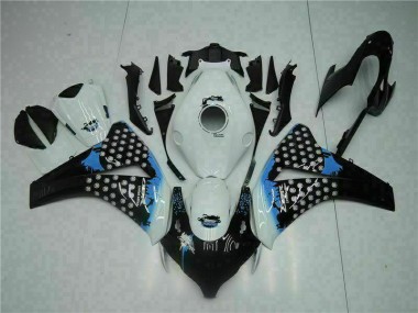 Kit Carénages Complet Honda CBR 1000 RR 2008-2011 - Blanc Noir