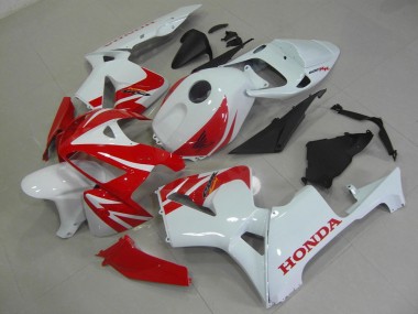 Kit Carénages Complet Honda CBR 600 RR 2005-2006 - Rouge Blanc