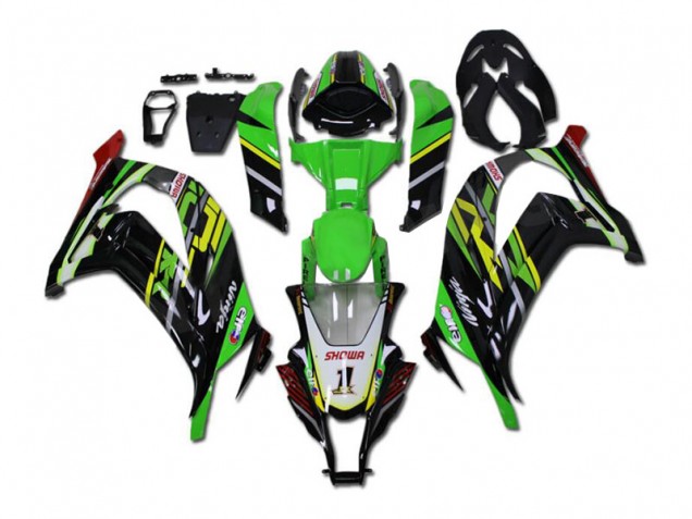 Kit Carénages Complet Kawasaki ZX10R 2011-2015 - Vert Noir Kit Carénages Complet Kawasaki ZX10R 2011-2015 - Vert Noir