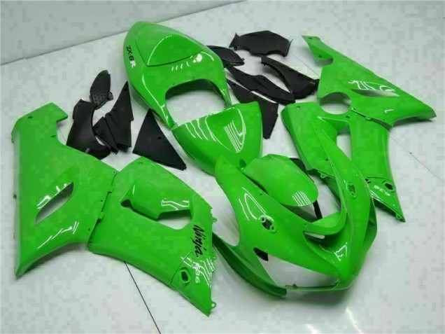 Kit Carénages Complet Kawasaki ZX6R 2005-2006 - Vert Kit Carénages Complet Kawasaki ZX6R 2005-2006 - Vert