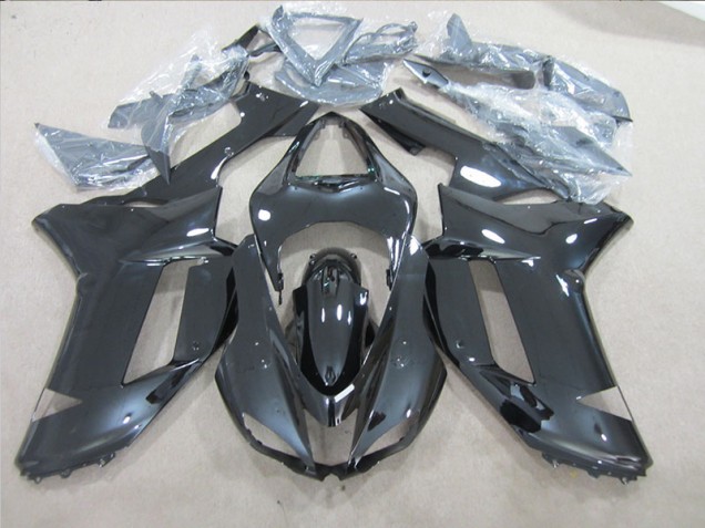 Kit Carénages Complet Kawasaki ZX6R 2007-2008 - Noir Kit Carénages Complet Kawasaki ZX6R 2007-2008 - Noir