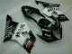 Kit Carénages Complet Suzuki GSXR 1000 K3 2003-2004 - Blanc Noir Kit Carénages Complet Suzuki GSXR 1000 K3 2003-2004 - Blanc Noir