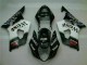 Kit Carénages Complet Suzuki GSXR 1000 K3 2003-2004 - Blanc Noir Kit Carénages Complet Suzuki GSXR 1000 K3 2003-2004 - Blanc Noir