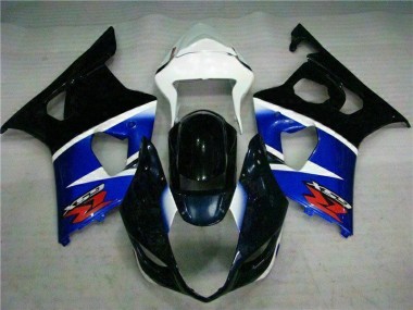 Kit Carénages Complet Suzuki GSXR 1000 K3 2003-2004 - Noir Bleu
